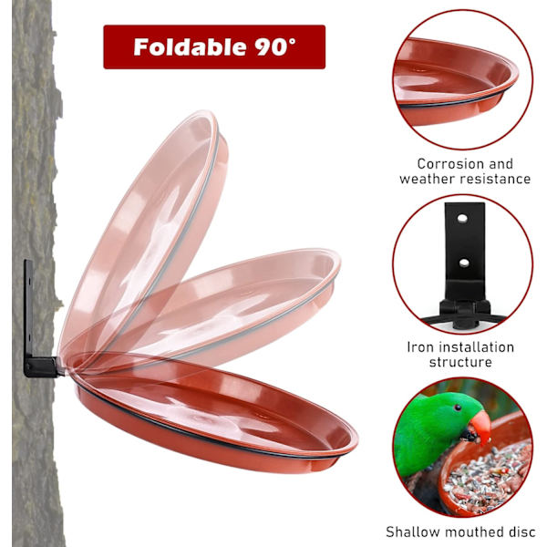 3 stk. Fuglefoder, Fuglefoder, Udendørs Fritstående Fodring