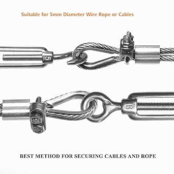 Kabelbinder 304 Rustfrit Stål U-Bolt M3 Saddelklemme til Ø 3mm