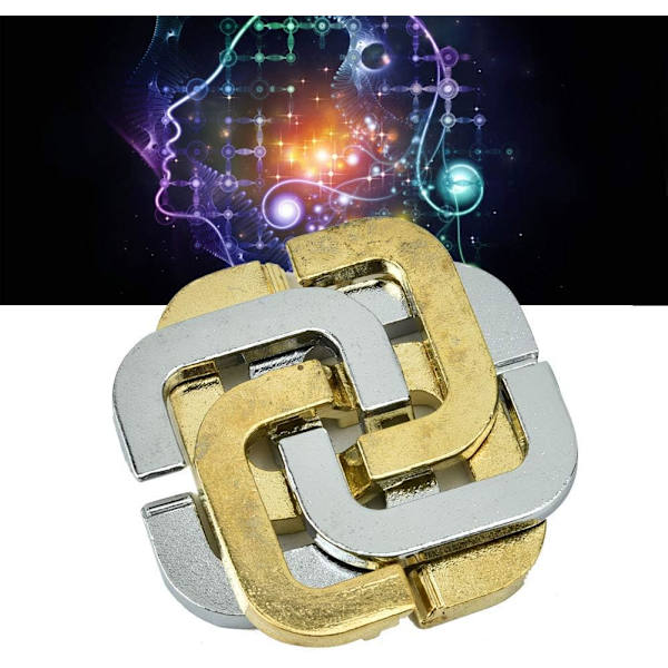 12 kpl Seosatava Lukkoreikä Alloy Magic Puzzle Toy Nine