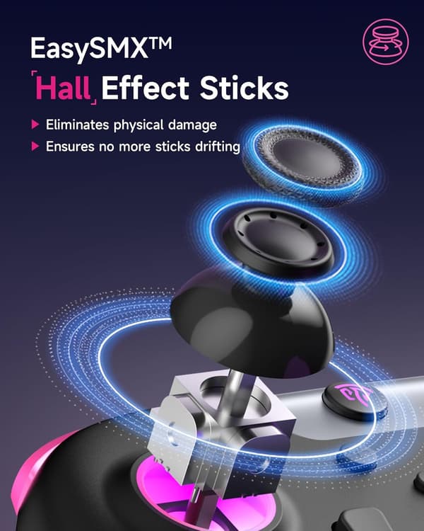 X05 RGB Trådløs Gaming Controller til PC/Steam/iPhone/Android/Switch