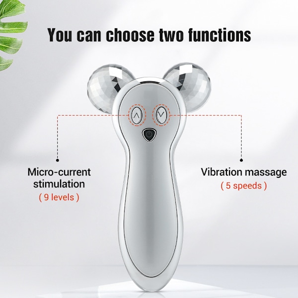 1 stk. rulle slankende enhed vibrationsintroduktion ansigt