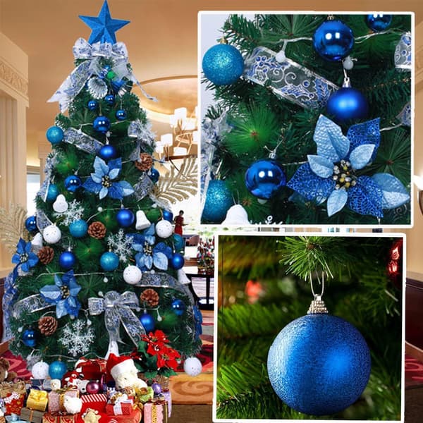 36 stk Julekuler Ornamenter til Juletreet -