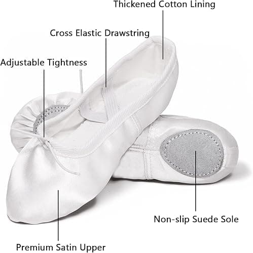 Split Sole Ballet Sko Dansesko Yogasko Ballerina