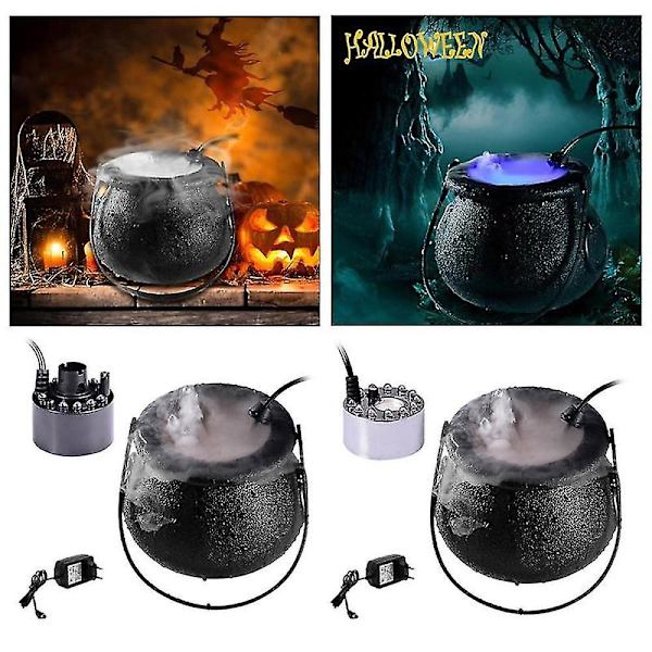 Halloween Rök Maskin Led Luftfuktare Dimma Mist Maker Färgförändring