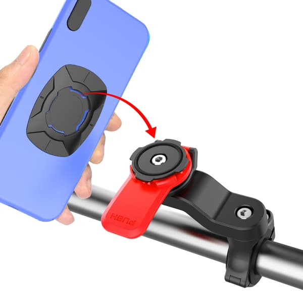 Quad-lock Out Front Sykkel Twist Mountain Cradle Telefon
