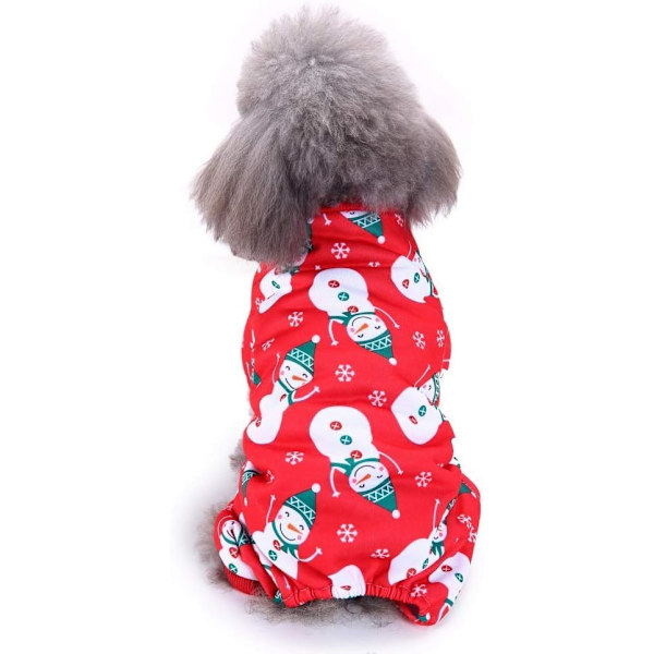Julekostume til kæledyr, Katte- og Hundebeklædning, Snefnug-Hættetrøje til Hvalpe
