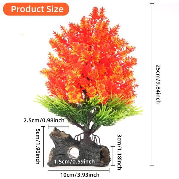 Simulerade vattenväxter akvarium aquascape fiskdamm