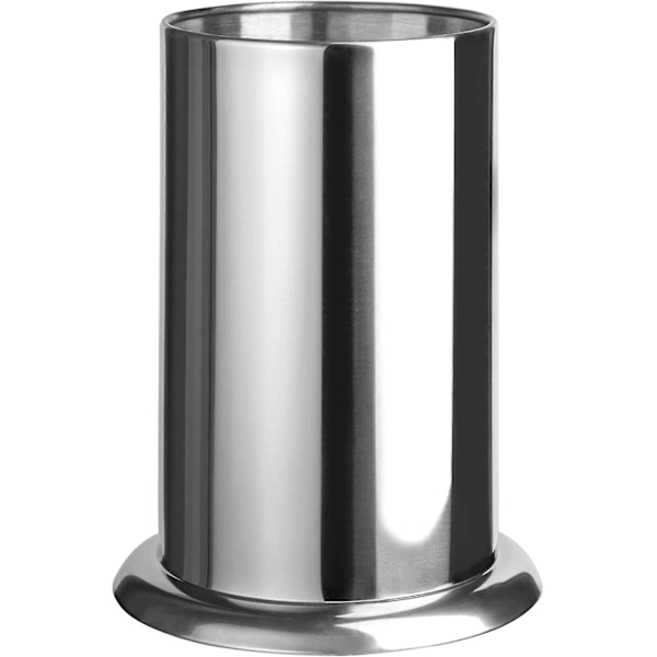 Halmhållare för disk, rostfritt stål kaffepinnar hållare 6,7\" x 4,9\"