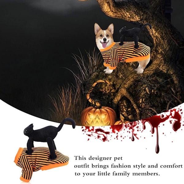Halloween-dräkt för hund, husdjurs-halloween, katt- och hund-halloween