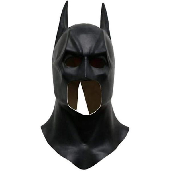 Realistisk Batman-maske i latex til hele ansigtet - Tilbehør til Halloween, kostume, karneval, cosplay
