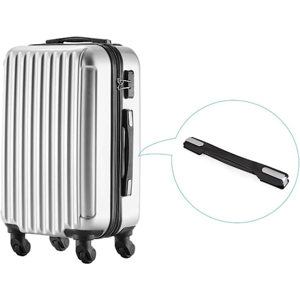 2 stk. reservehåndtag til kuffert, udskiftning af kuffertgreb, reservehåndtag til bagage, til kasser, kufferter, bagage, værktøjskasser