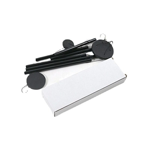 Svart - Uteklocka, Stor Uteklocka, Underbar 6 Aluminium
