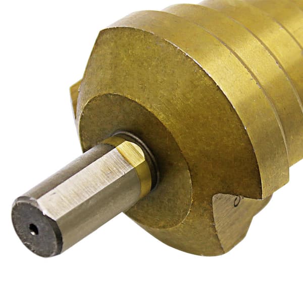 Pagoda Trin Drillbit - 10 til 45 mm - HSS Stål - Titan