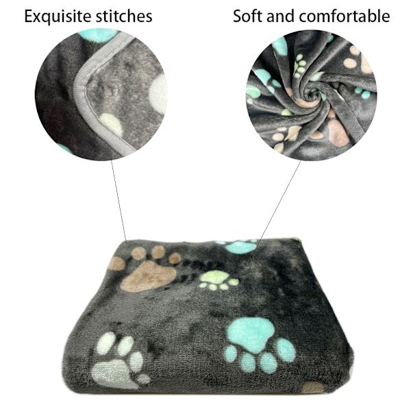 1 Paketti 3 Super Pehmeää ja Nukkavaa Premium-Fleece-Lemmikkipeittoa