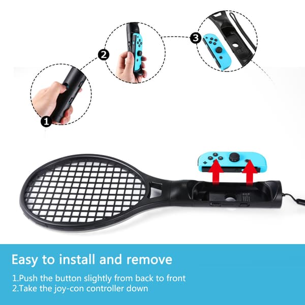 Tennis Racket for Switch, Tennis Racket for Joy-Con Controller, G