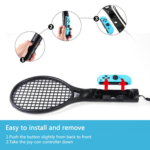 Tennis Racket til Switch, Tennis Racket til Joy-Con Controller, G