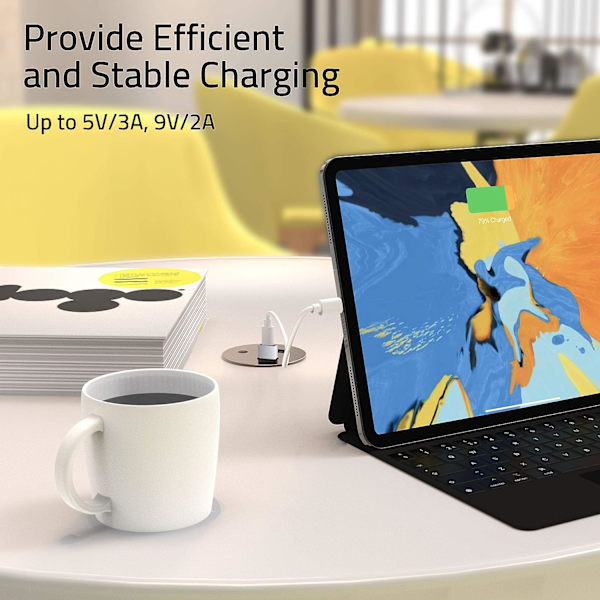 Sølv USB c til USB Adapter 3-pak Kompatibel med iPhone 13 12