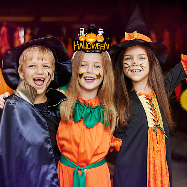 Halloween-juhlatyyliset hiusrenkaat, lomahiuslisävarusteet