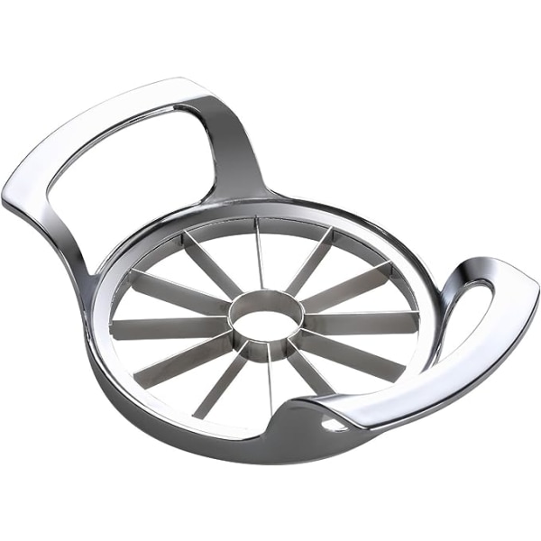 Apple Slicer (Silver), Uppgraderad version 12 Blade Apple Corer,