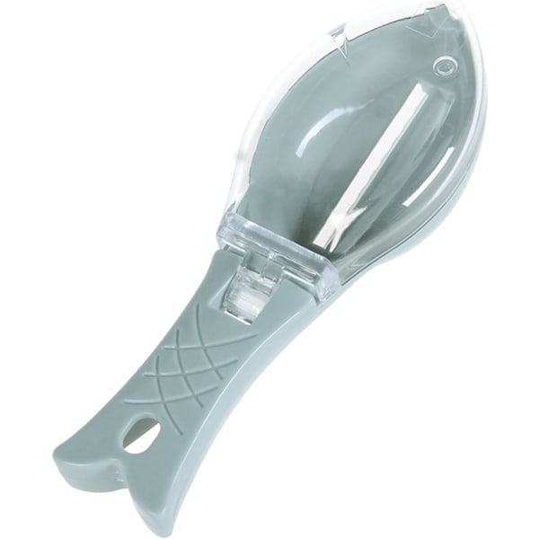 1 styck Fiskhudsborste, Transparent Lock Fiskhudsskalare,