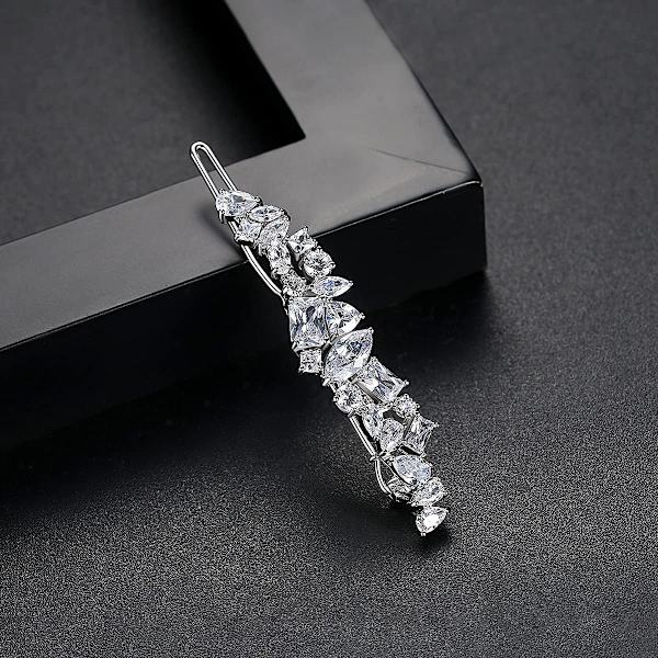 Hårklipp for kvinner, bryllupshårtilbehør, diamant hårklipp