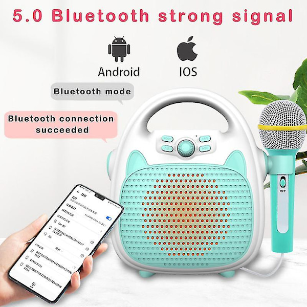 Lapset Mikrofonilla Stereo Integroitu Mikrofoni Karaoke Mac