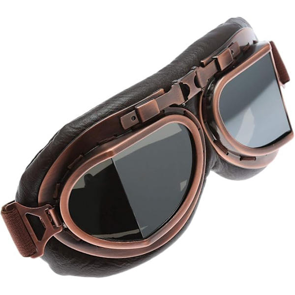 Steampunk-tyyliset vintage-lasit moottoripyöräilyyn ja ulkoilmakäyttöön