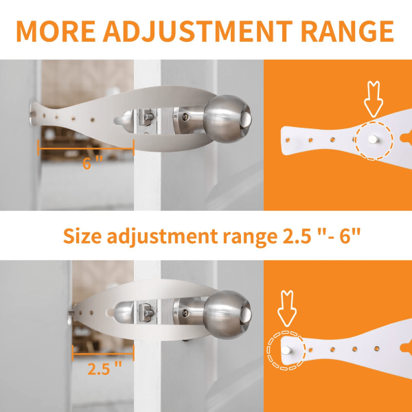 Fish Kattlucka Bracket 2-pack Spärr Dörrbyte Flexibel