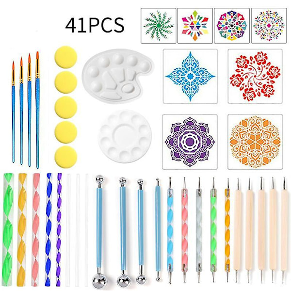 41 st Mandala Dotting Tools Kit Mandala Dotting Tools Mandala Stencil