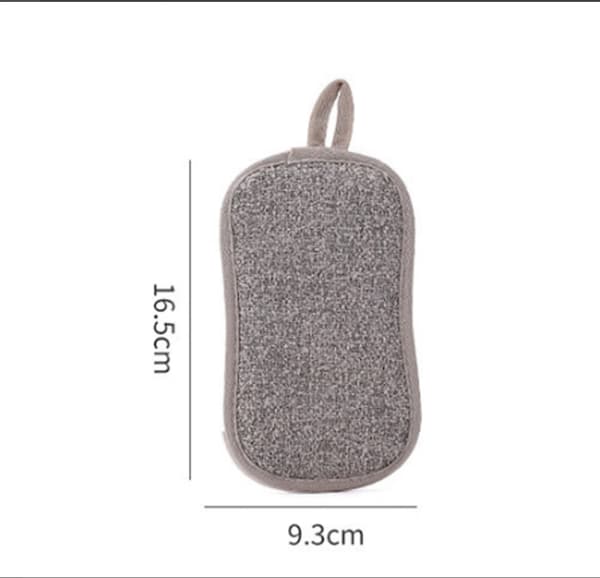 6 Genanvendelige Vaskbare Mikrofiber Opvaskesvampe til Køkkenplader