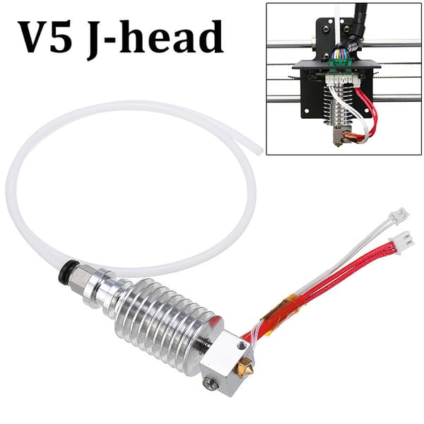 Unitak3d Aluminium V5 12V 40W Printhodeutskifting for I3 Mega