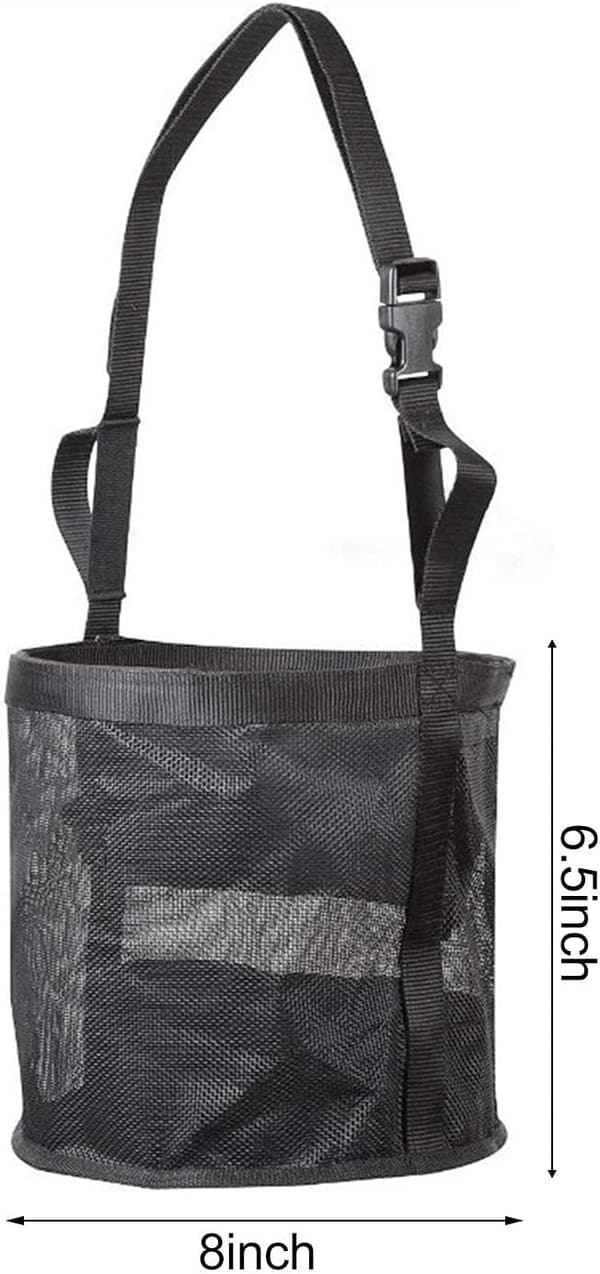 1 stk. Hestefoderpose, robust nylon netfoderpose med