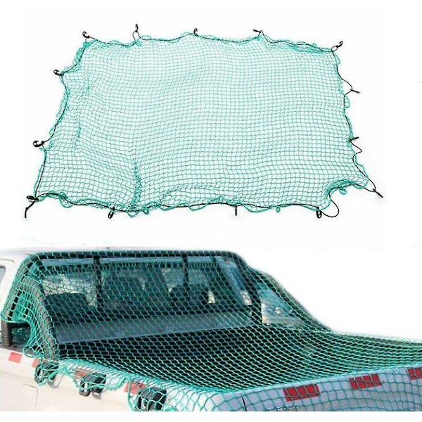 Kuorma-auton tavaratilan verkko, matkatavaraverkko, laajennettava verkko, käytetään kuorma-autoihin, perävaunuihin, lava-autoihin, matkailuautoihin, SUV-autoihin