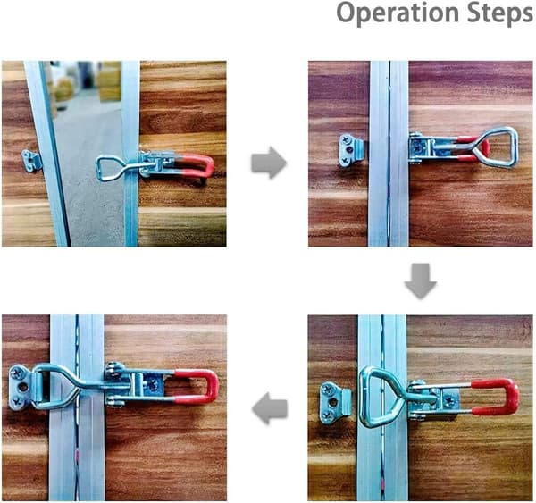 8 stk. Justerbare Toggle Latch Toggle Clamp GH-4001 165KG/363.7lbs