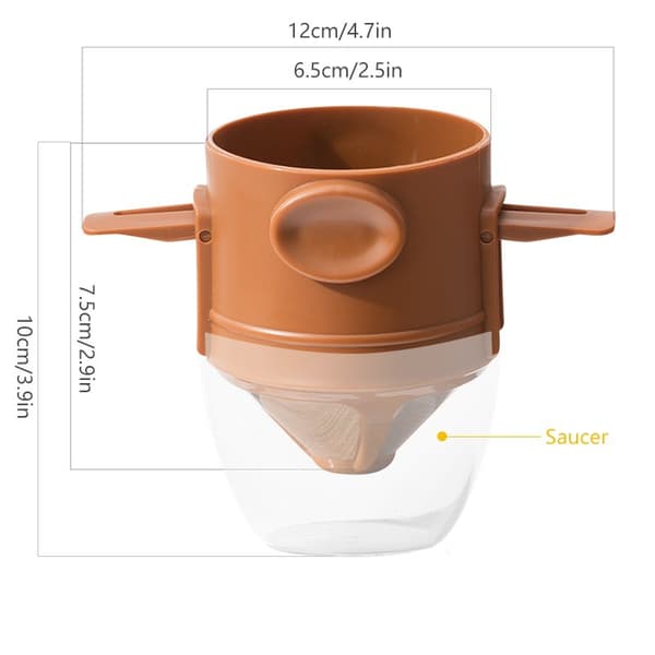 1 stk. Lille Engel kaffefilter i rustfrit stål