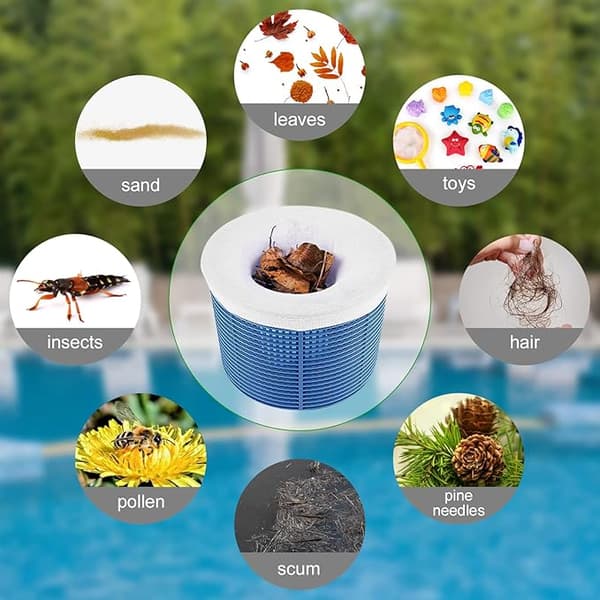 20 stk. Pool Skimmer Sokker, Pool Filter Sokker, Pool Skimmer