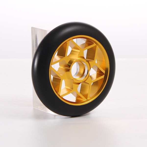Blunt diamanthjul 110 mm skoterhjul (guldfärg)