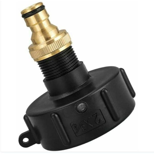 IBC-adapter med 3/4\" S60x6 IG-stik til IBC regnvandsbeholder