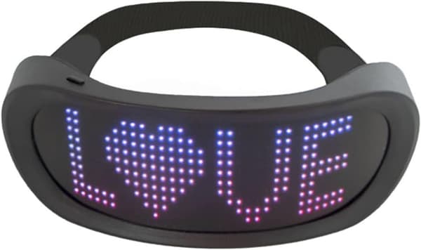 Luminous programmerbara LED-glasögon för män och kvinnor med