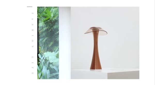 Ladeskrivebordslampe med rosagull-touch - USB Titanium