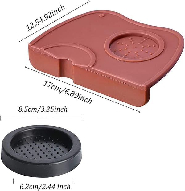 4-pack Silikonkaffepressplattor, Pulverhammarplattor, Halksäkra