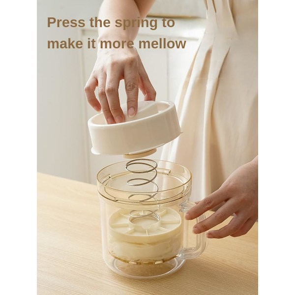 Grekisk Yoghurt Sil med Lock, 1100ml med 3 Finmaskiga Filterpåsar