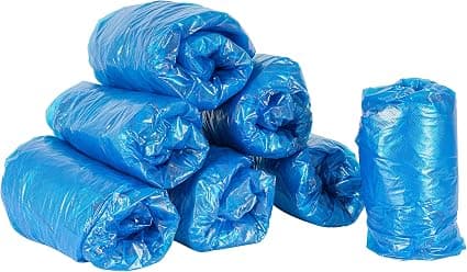 100-pack Vattentäta Premium Polyeten Engångsskoöverdrag