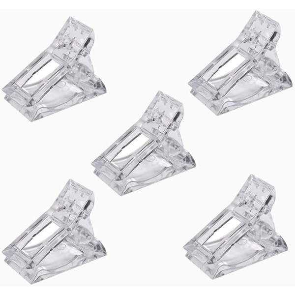 5 Klar Nagelklipp, Kristall Nagelklipp, Nageltillväxtklipp
