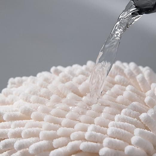 Sæt af 2 Chenille Håndklæder, Mikrofiber Badehåndklæder, Absorberende