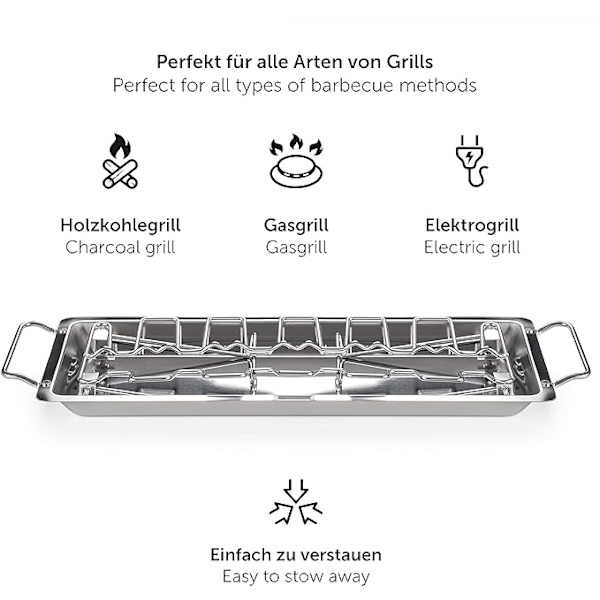 Kycklingställ - kycklingben - kycklinggrill - kraftig
