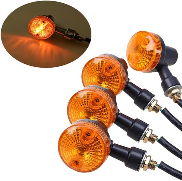 4st Motorcykelblinkers 12V Vattentäta Universal