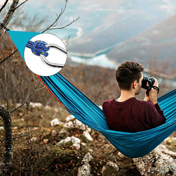 3 tum fjäderbelastad karbinhake i rostfritt stål, 4-pack