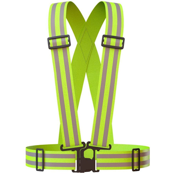 Reflekterende vest (sett med 2) | lett, justerbar og elastisk |