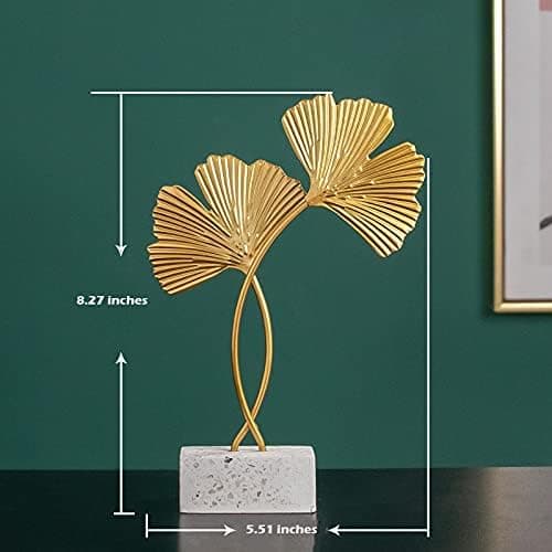 1 st NO Metallblad - Ginkgo Dekoration - Gingko Blad